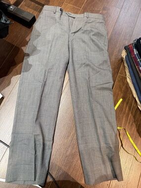 Brooks Brothers Navy and Gold Label Pants Waist Tag